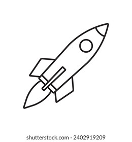 rocket icon vector template illustration logo design