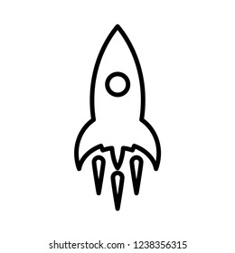 Rocket icon vector templates
