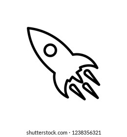 Rocket icon vector templates