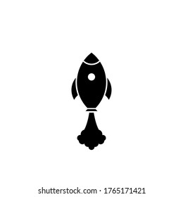 Rocket Icon Vector in Trendy Style. Startup Concept Illustration