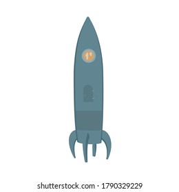 Rocket icon vektor illustration Isolated on white background.