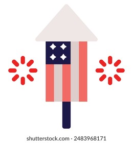 Rocket icon for web, app, infographic, etc