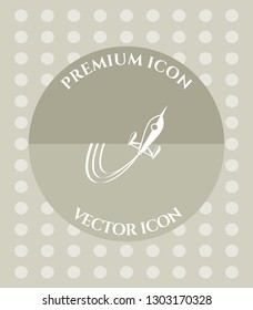 Rocket Icon for Web, Applications, Software & Graphic Designs.