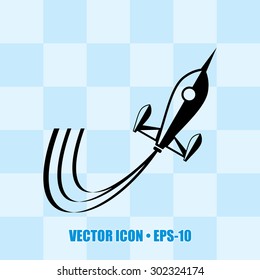 Rocket icon for web & mobile . EPS-10.
