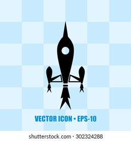 Rocket icon for web & mobile . EPS-10.