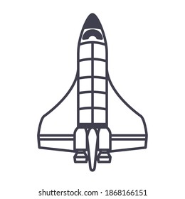 rocket icon with a white background vector illustration design