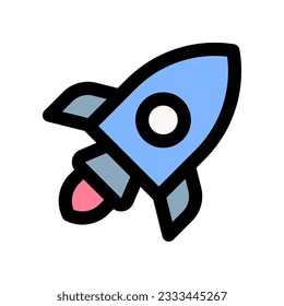 rocket icon for your website design, logo, app, UI.