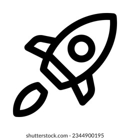 rocket icon for your website, mobile, presentation, and logo design.