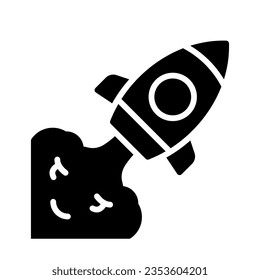 rocket icon for your website, mobile, presentation, and logo design.