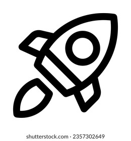 icono de cohete para tu sitio web, móvil, presentación y diseño de logotipo.