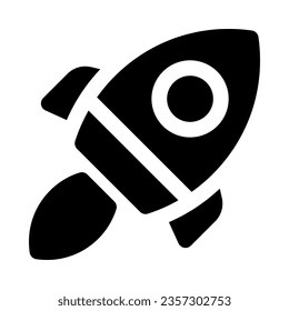 icono de cohete para tu sitio web, móvil, presentación y diseño de logotipo.