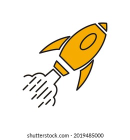 rocket icons symbol vector elements for infographic web