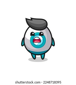 rocket illustration with apologizing expression, saying I am sorry , cute style design for t shirt, sticker, logo element