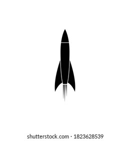 Rocket illustration logo vector icon template