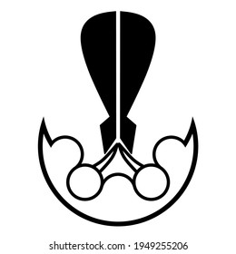 ilustración de cohetes, vector de misiles, icono de cohetes