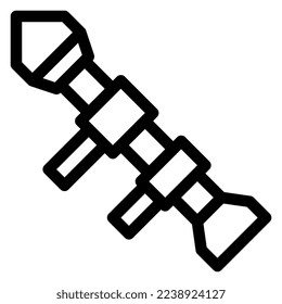 Rocket illustration vector and logo Icon Army weapon icon perfect. Icon sign from modern collection for mobile concept and web apps design.