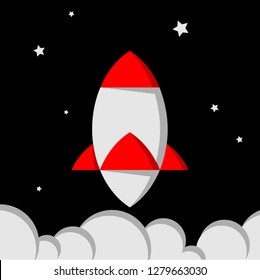 Rocket Ilustration space vector