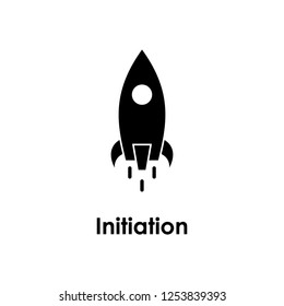 rocket, initiation icon. One of business icons for websites, web design, mobile app