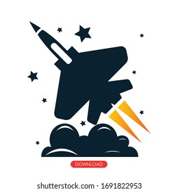 Rocket or jet launch to the space