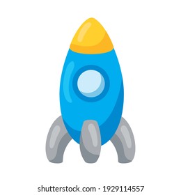 rocket kids toy isolated icon