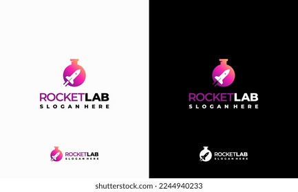 Rocket Lab Logo designs concept vector, Space Research logo template