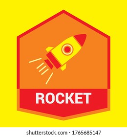 rocket label is the graphic arts, refers to pre-made images used to illustrate any medium. 
