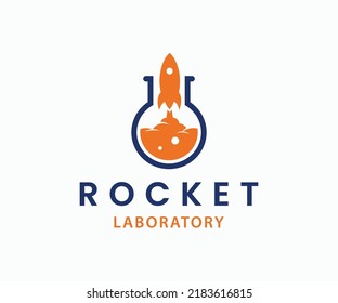 Plantilla de diseño de logotipo de Rocket Laboratory.