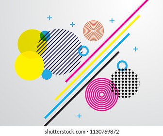 rocket lancher and abstract geometric pattern and background