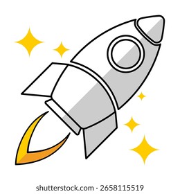 Rocket Launch Icon Designs and Variations