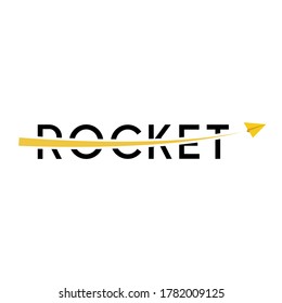 Rocket launch icon Free Vector