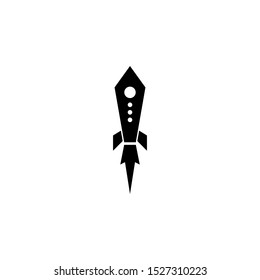 Rocket Launch icon graphic design template simple illustration