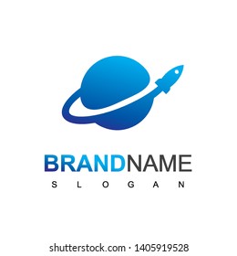 Rocket Launch Logo Design Inspiration