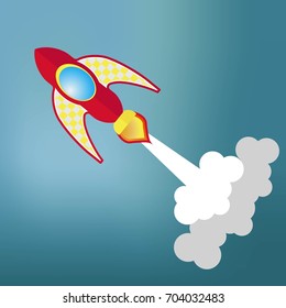 Rocket Launch to start the business. It has been inspired by paper art.