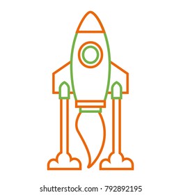 rocket launch start innovation icon