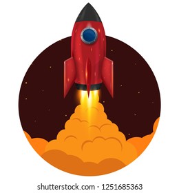 Rocket launch startup