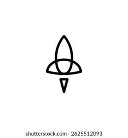 Rocket Launch technology vector logo design