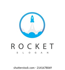 Rocket Launch, Travel And Startup Logo