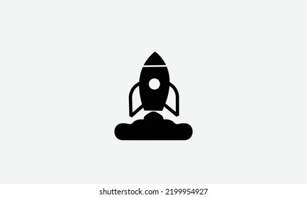 Rocket Launch vector logo design