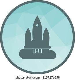 Rocket Launched Icon