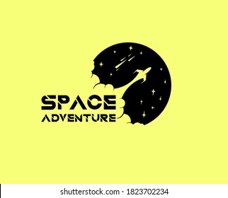 Rocket launched icon vector for logo designs.