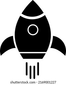 Plantilla de plantilla de logotipo de vectores de iconos lanzados por cohetes Ilustración.eps
