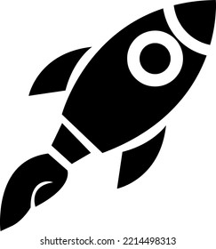 Plantilla de plantilla de logotipo de vectores de iconos lanzados por cohetes Ilustración.eps
