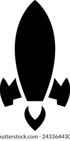 Rocket Launched Icon Vector Logo Template design, Space related icon, Spaceship icon in flat design. Project start up sign. Creative idea symbol. isolated on transparent background, Flying rocket.