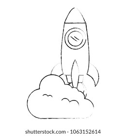 rocket launcher with cloud