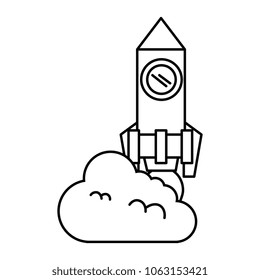 rocket launcher with cloud