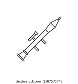 Rocket launcher icon vector design templates simple and modern