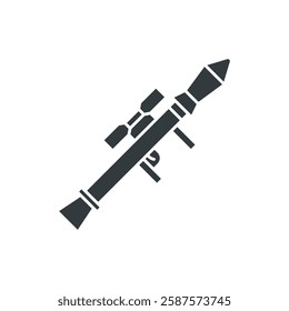 Rocket launcher icon vector design templates simple and modern