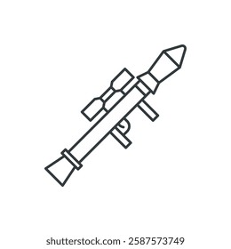 Rocket launcher icon vector design templates simple and modern