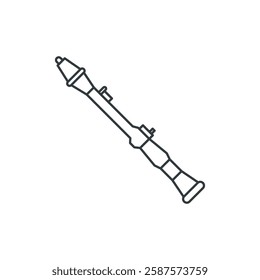 Rocket launcher icon vector design templates simple and modern