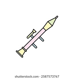 Rocket launcher icon vector design templates simple and modern